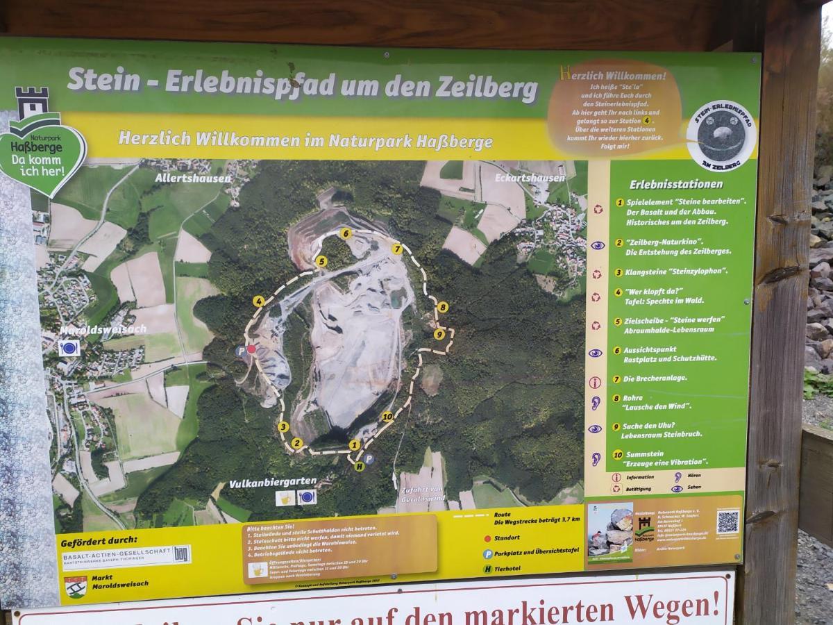 Ferienwohnung „Schau Ins Frankenland“ Burgpreppach Zewnętrze zdjęcie