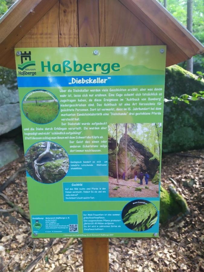Ferienwohnung „Schau Ins Frankenland“ Burgpreppach Zewnętrze zdjęcie